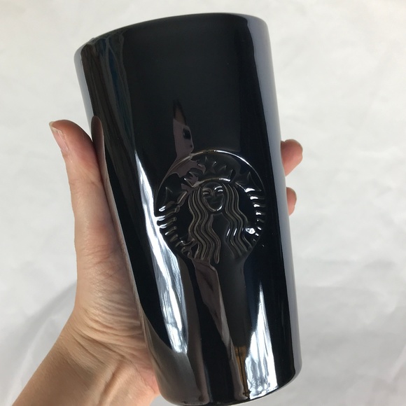 Starbucks Other - ⭐️LAST ONE⭐️ Starbucks Black Luminescent Mug 12oz